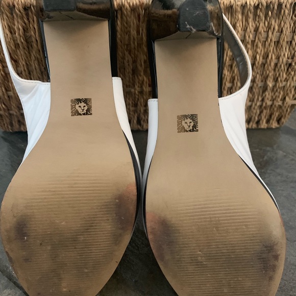 5 for $25 Anne Klein Strappy Sling Back Heels - Picture 5 of 6
